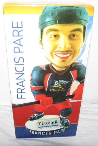 Official Bobblehead Francis Pare Grand Rapids Griffins 2013 Cover