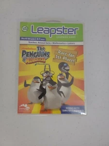 Leap Frog Leapster & Leapster 2 THE PENGUINS OF MADAGASCAR Game Cartridge W/case - Picture 1 of 2