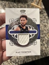 Klay Thompson 2022-23 Crown Royale Knights of the Round Table GAME WORN #KRT-KTH
