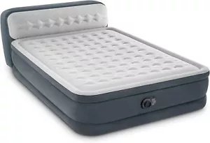 Materasso matrimoniale gonfiabile con Testiera Intex 64448 Ultra Plush - Foto 1 di 12