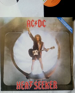 AC/DC Heatseeker 12" Single Vinyl Record 1988 A9136TW Atlantic Gatefold - Picture 1 of 4
