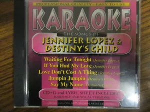 KARAOKE CD+G/ THE SONGS OF JENNIFER LOPEZ & DESTINY CHILD - Picture 1 of 3