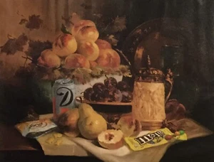 Classical Still Life With Modern Objects Painted In Original Oil Painting - Picture 1 of 2