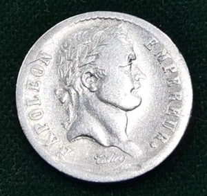 Napoléon 1er Empereur ♦ Jolie Demi Franc ♦ 1813 H La Rochelle ♦ RARE 137k mint ! - Imagen 1 de 2