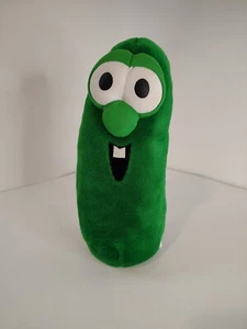 Peluche Veggie Tales Larry Il Cetriolo 2010 Verde 11" - Foto 1 di 5