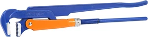 Swedish Pattern Type a Pipe Wrench: Size 1 1/2" with 55 Mm Max Jaw Opening, 15 I - Picture 1 of 12