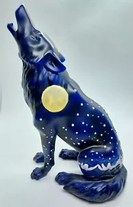 Figura Call Of The Wolf Howling Wolf Moon 2004 Westland Giftware #14103 Usada en Excelente Condición - Imagen 1 de 11