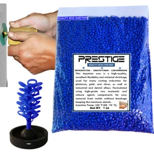 Cuentas de calidad cera por inyección cera azul flexible joyería cera perdida fundición 1 libra - Imagen 1 de 11