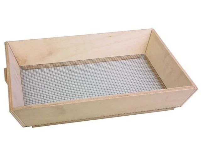 Perel Sieb Maschenweite 6x6 mm sieben filtern fein Erde Sand Garten pflanzen - Bild 1 von 4