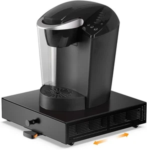 SICHEER K Cup Organization Storage 36 Pod Capacity - Rolling, Black,Silver - Picture 1 of 7