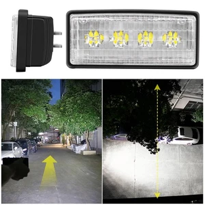 2pcs LED Headlight Front Hood Light RE306510 For John Deere 40 Series 4040 4240 - Picture 1 of 10