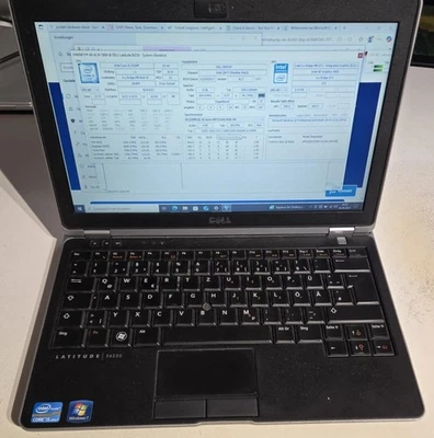 Dell Latitude E6230 Core i5-3320M 3,3GHz 8GB 256GB SSD Akkus Cam - Bild 1 von 4