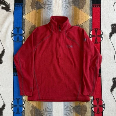 Chaqueta pulóver polar Mountain Hardwear 1/4 cremallera para hombre talla grande ligera Foto 1 de 4