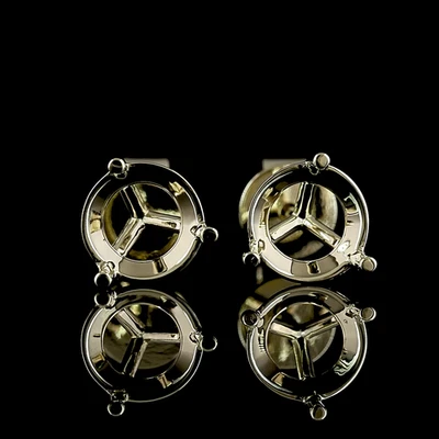 Pendientes Martini de oro blanco de 14 K con diamantes redondos E-SI1 de 2,05 quilates cultivados en laboratorio Foto 1 de 2