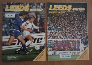 Leeds United 1988/89 Season select from Home League Programmes menu - Picture 1 of 3