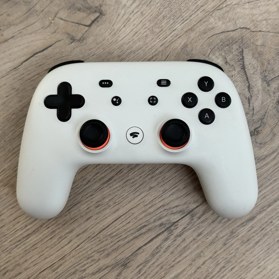 Google Stadia Controller - Clearly White - Updated to Bluetooth - Used - Good - Image 1 of 4