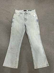 Banana Republic Jeans 29 Women High Rise Crop Boot Stretch  Light Blue Denim - Picture 1 of 9