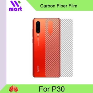 Back Protector Carbon Fibre Film For Huawei P30 - Picture 1 of 1
