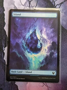 Island - Full Art - Foil - NM - Basic Land 251/254 - Theros Beyond - MTG - Picture 1 of 1