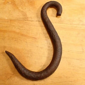 Antique Iron S Hook, Butcher's Hook - Foto 1 di 9