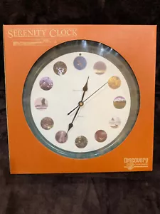 Quartz Discovery Channel Serenity Wall Clock Nature Sounds RARE TESTED WORKS - Picture 1 of 2