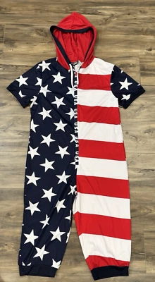 Brevemente declarado - Jersey - EE. UU., Rojo, Blanco y Azul - Talla Mediana - Foto 1 de 4