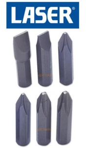 LASER 6 Piece Hand Impact Hammer Driver Screwdriver Bit Set Ph2/Ph3/Slot, 2180 - Picture 1 of 1