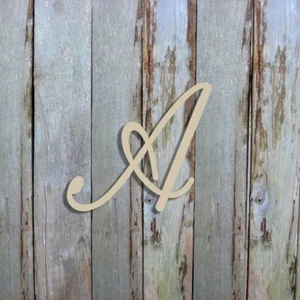 Fameliya Font Wooden Letters, Unfinished Cheap Letters, Craft Letter Cutout - Picture 1 of 2
