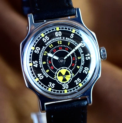 Pobeda Soviet Wrist Watch ZIM Vintage Aviator Men's Wristwatch Military Style - Image 1 of 4