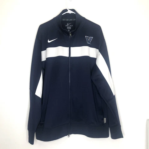 Villanova University Wildcats Nike Track Jacket Dri-Fit Mens XL Cover