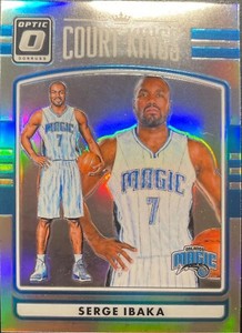 2016-17 Panini Optic Serge Ibaka Court Kings Silver Holo #37 Orlando Magic