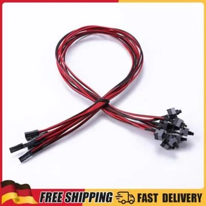 10pcs 2 Pin SW -PC -Desktop -Stromkabel Ein/Aus -Druckknopf Computerschalter Kab - Photo 1/4