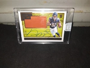 2019 Panini One RPA #20 David Montgomery Jersey Patch Auto RC #48/49 Chicago - Picture 1 of 4