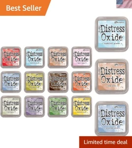 Craft with Elegance: 12-Pack Distress Oxide Ink Pads - Summer 2018 Selection - Picture 1 of 11