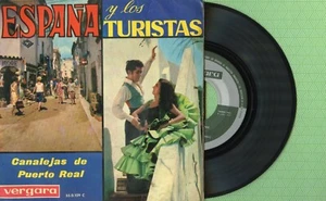 CANALEJAS DE PUERTO REAL / Cante Flamenco / VERGARA 55.0.109 C Spain 1964 EP VG - Picture 1 of 5