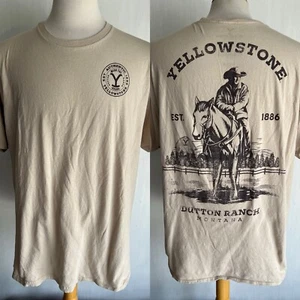 YELLOWSTONE DUTTON RANCH MONTANA (2023) Official Kevin Costner Show T-Shirt XL - Picture 1 of 5