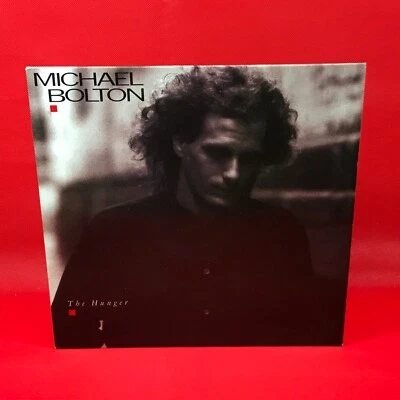 MICHAEL BOLTON The Hunger - 1987 UK Vinyl LP + INNER All I need Dock Of The Bay - Image 1 of 4