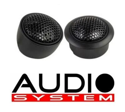 🚗 👀  Audio System Hochtöner CARBON 1 Paar Tweeter Gewebe-Neodymhochtöner SET - Bild 1 von 4