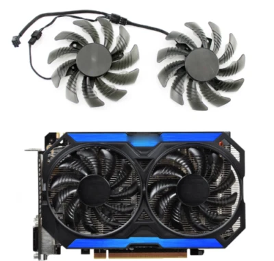 Cooler Fan T128010SM For Gigabyte GTX 960 GV-N960OC GPU Card  PLD08010S12H - Image 1 of 4