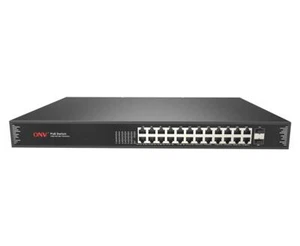 10/100/1000Mbps RJ45 SFP 26 Port Gigabit PoE Switch Optical Uplink IEEE802.3at - Bild 1 von 4