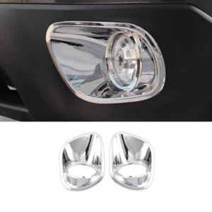 Tira de luz antiniebla exterior 2 piezas para Jeep Patriot 2011-16 cromo plateado - Imagen 1 de 11