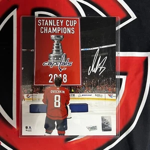 Alex Ovechkin Autographed Washington Capitals 8x10 Photo Signed Fanatics - Picture 1 of 3