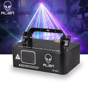 500mW RGB Showlaser, DJ Bühneneffekt-Laser Lichteffekte mit Fernbedienung - Bild 1 von 8