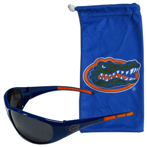 Florida Gators NCAA Sunglasses and Microfiber Bag Set FREE SHIP Cover