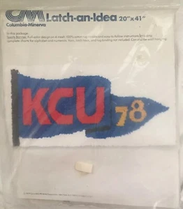 Columbia Minerva Latch An Idea Sports Banner 20"x41" Vintage 1977 Sealed - Picture 1 of 3