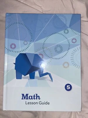 K12 Math 5 Lesson Guide Hardcover Book Summit Curriculum School - Image 1 of 3