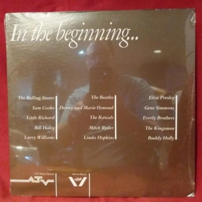 IN THE BEGINNING SEALED VINYL PROMO ONLY LP BEATLES ROLLING STONES ELVIS PRESLEY - Image 1 of 2