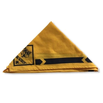 BSA Cub Scouts Boy Scouts of America Bandana Neckerchief Yellow  - Image 1 of 4