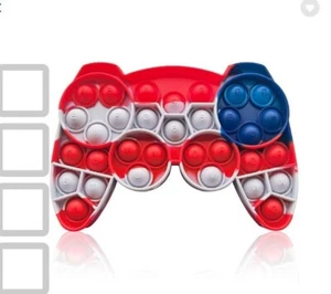GAME CONTROLLER PUSH POP PULL IT ZAPPELSPIELZEUG USA Flagge Design - Bild 1 von 2
