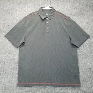 Nicoby Shirt Men XL Black Short Sleeve 3 Button Polo Premium Lightweight Golfing - Picture 1 of 12